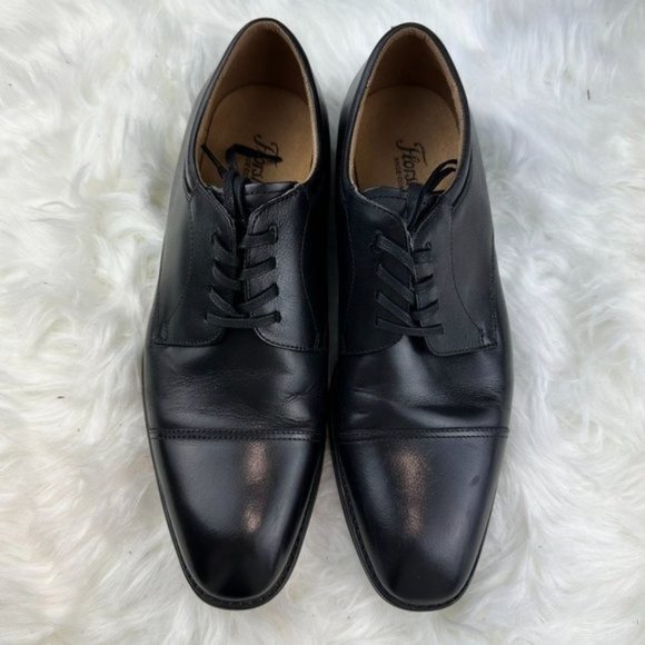 Florsheim Azzio Cap Toe Derby in Black - Picture 4 of 8